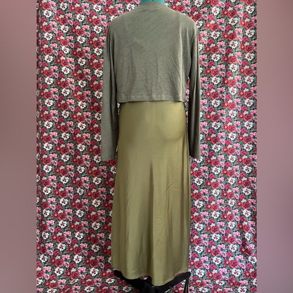 All Saints Olive Green Dress Set - Picture 7 of 16
